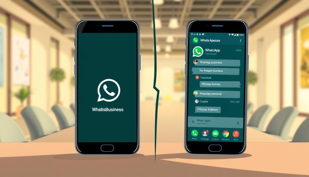 WhatsApp Business x WhatsApp pessoal