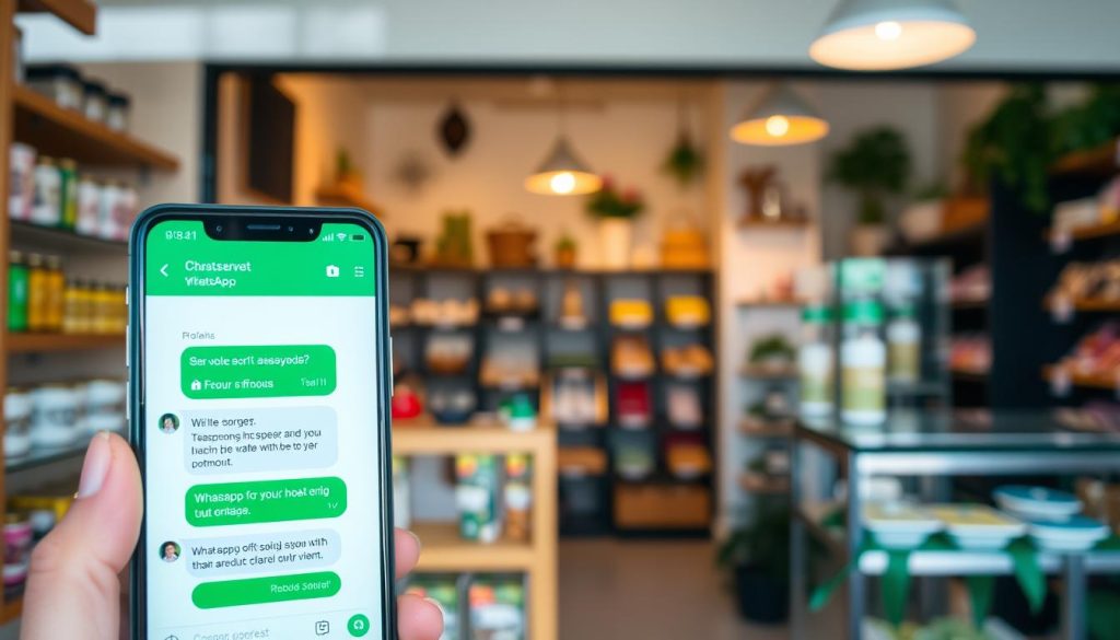 WhatsApp no varejo