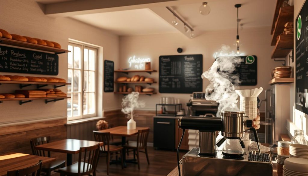 WhatsApp para pequenas padarias e cafés