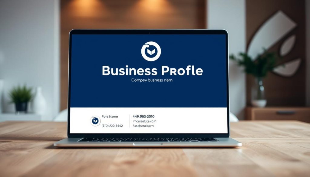 configurar perfil empresarial