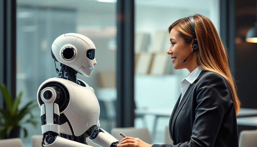 equilíbrio entre chatbots e atendimento humano