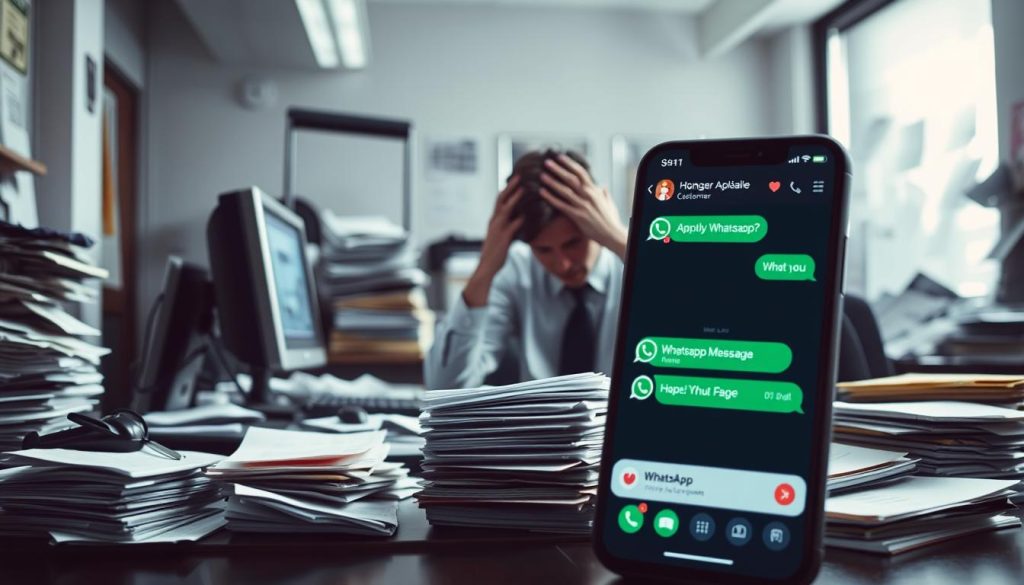 erros no atendimento