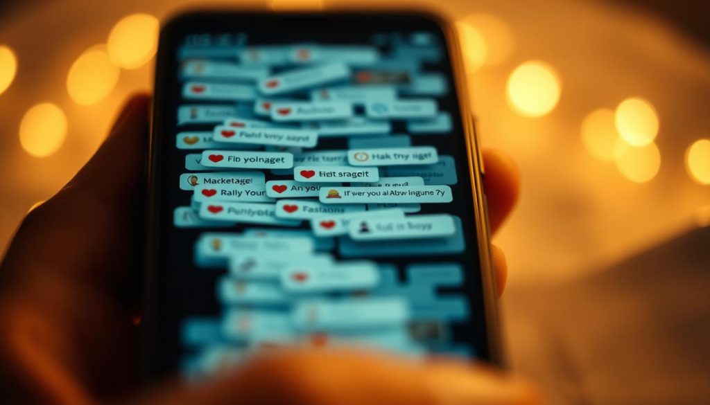 excesso de mensagens