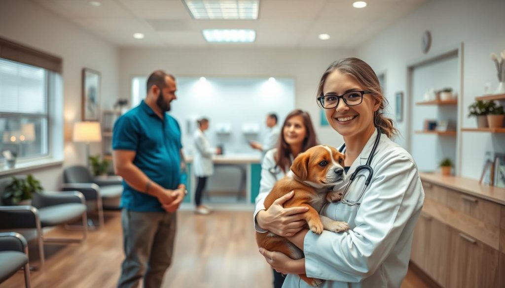 experiência do cliente WhatsApp clínicas veterinárias