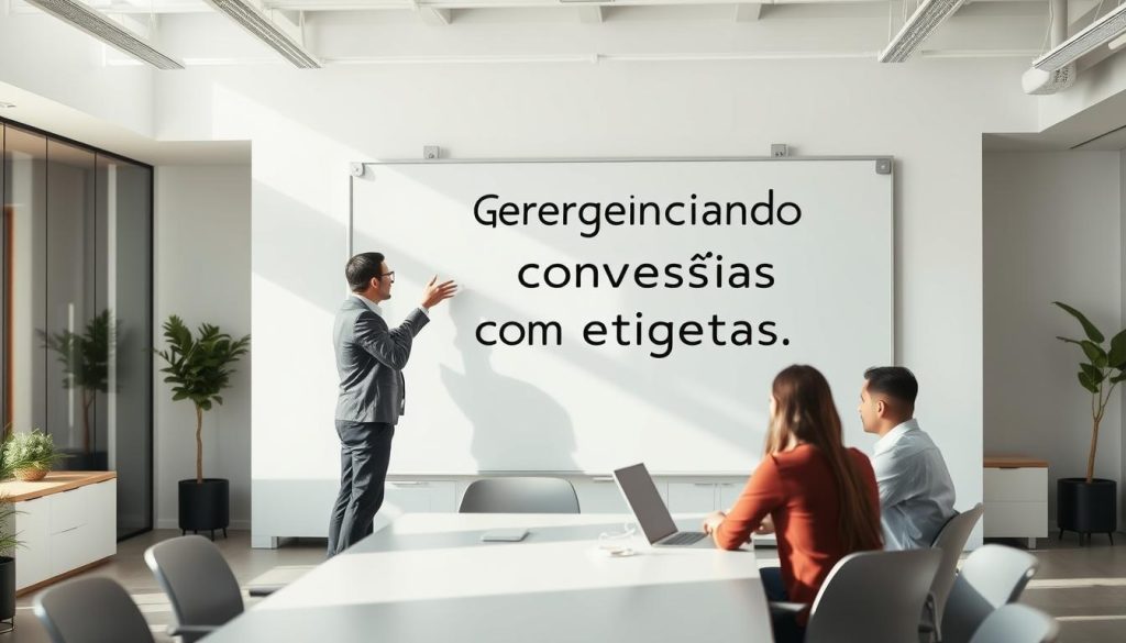 gerenciamento de conversas