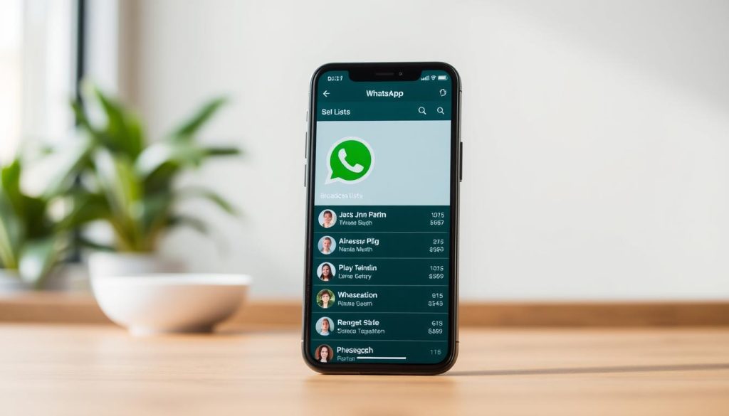 listas de transmissão no WhatsApp