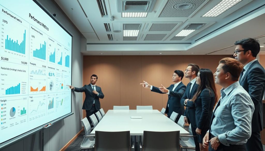 mensuração de resultados