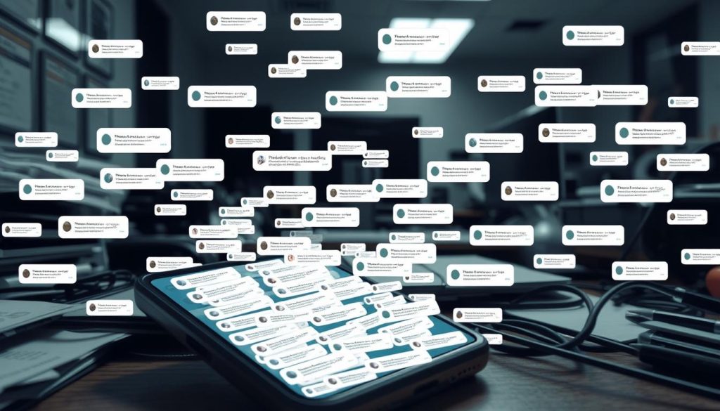 saturação mensagens automáticas chatbot usuários